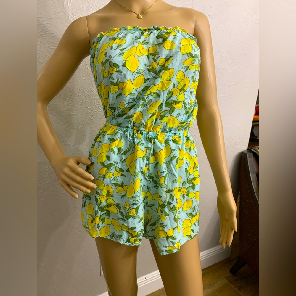 Vintage Lemon Romper